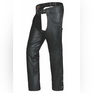 Unik Premium Leather Motorcycle Chaps